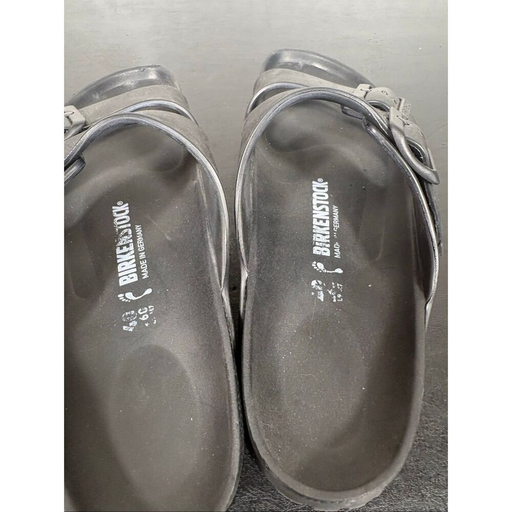 Birkenstock Rubber Black Waterproof Eva Sandals woman’s size 9 - Picture 5 of 8